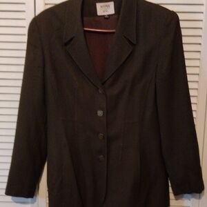 Kasper and Company Distressed Army Dress Jacket